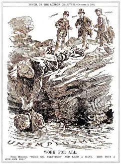 Cartoon, Work For All (Lloyd George)