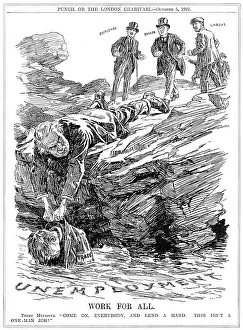 Lend: Cartoon, Work For All (Lloyd George)