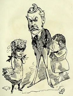 Engagement: Cartoon, Ws Gilbert and May Fortescue