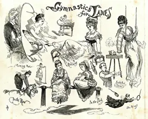 Hoop: Cartoons, Gymnastics for Ladies