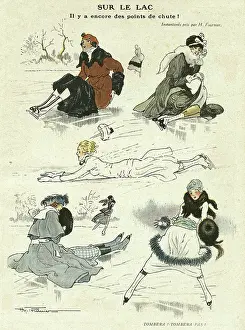 Slipping: Cartoons, On the lake
