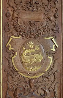 Origination: Carved gilded wooden panel by Scibec de Capri