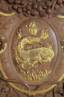 Origination: Carved gilded wooden panel by Scibec de Capri