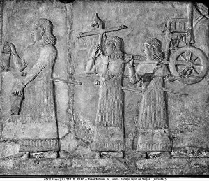 Basrelief: Carved stone with the royal