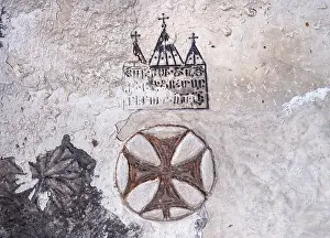Canyon: Carving, Hovhannavank monastery, Ohanavan, Aragatsotn, Armenia