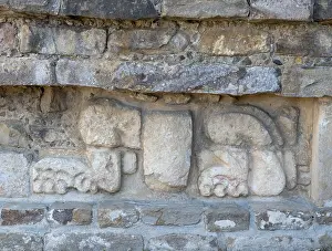 Alban: Carving, Monte Alban, Oaxaca, Mexico