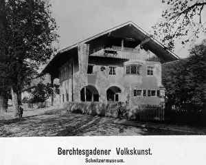 Berchtesgaden: Carving museum in Berchtesgaden, 1907