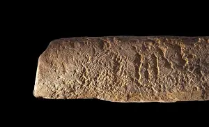 Brae: Carving, Visitor Centre Museum, Skara Brae, Mainland, Orkney