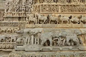 Udaipur: Carvings, Jagdish Temple, Udaipur, Rajasthan, India