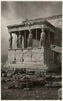Erechtheum: Caryatid Porch of the Erechtheion, Acropolis, Athens, Greece
