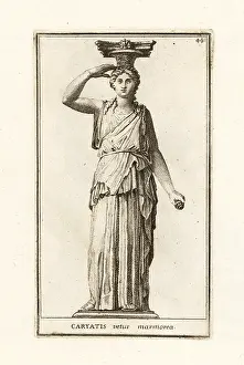 Caryatid: A caryatid from an unknown building in Rome