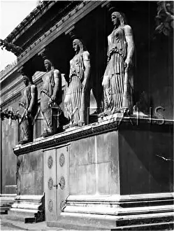 Caryatids: CARYATIDS ON CHURCH