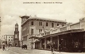 Horloge: Casablanca, Morocco - Clock Street