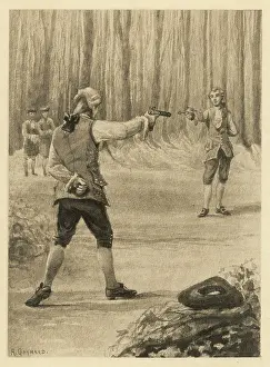 Duelling: Casanova fights a duel with Branecki