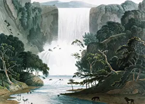 Acquatint38: Cascade of the Sneeuberg, 1831