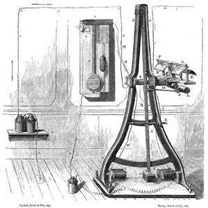 Figuier: Caselli's Pantelegraph: one of the first machines
