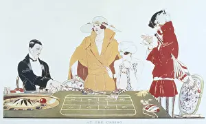 Croupier: At The Casino by Rene Vincent