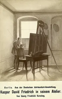 Easel: Caspar-David Friedrich, by Georg Friedrich Kersting