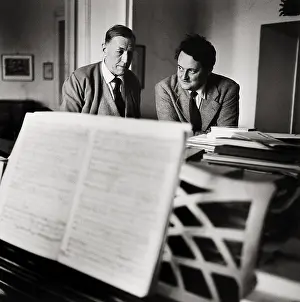 Einem: Caspar Neher with Gottfried von Einem