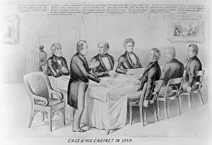 Claims: Cass & his cabinet in 1849