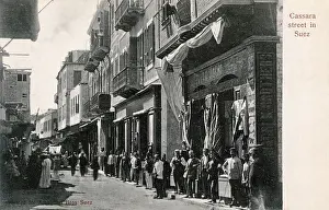 Suez: Cassara Street in Suez, Egypt