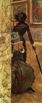 Degas: Cassatt at the Louvre, by Degas
