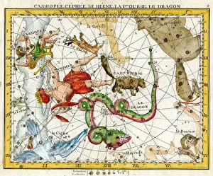 Antiquarian Images: Cassiopia, Cephee, Reene, Little Bear, Dragon
