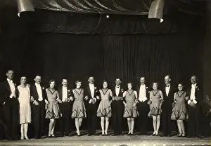 Mhow: Cast of a cabaret act in India