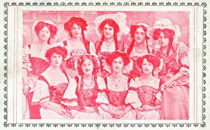 The Michael Diamond Collection: Cast of nine women in costume