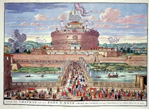 Alberts: Castel and Bridge of Sant Angelo, Rome, Italy