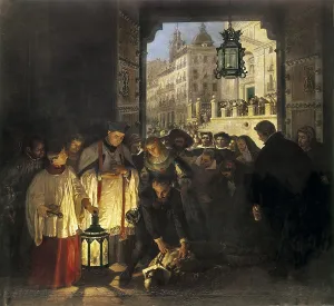 Acolytes: CASTELLANO, Manuel (1826-1880). Murder of Count