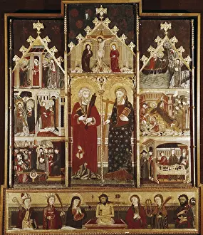 Temperas: CASTELLFOLLIT, Master of (before 1400). Altarpiece