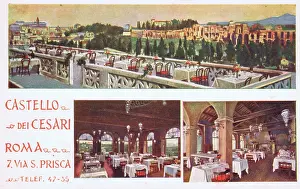 Cesari: Castello Dei Cesari Restaurant, Rome 1920s