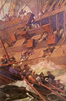 Adrift: Casting their Officers Adrift in a Boat