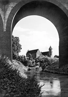 Allenstein: The castle of Allenstein on the Lyna