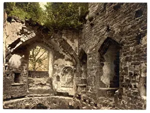 Goodrich: Castle, the chapel, Goodrich, England