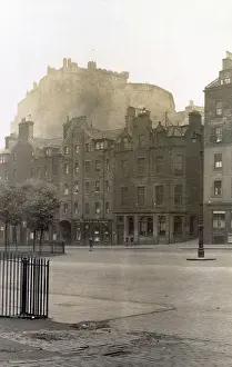 Grassmarket: The Castle, Edinburgh, Scotland