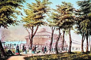 Lan001: Castle Garden from the Battery America's First