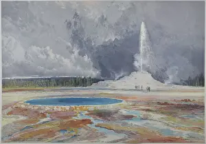 Prang: Castle Geyser, Upper Geyser Basin, Yellowstone
