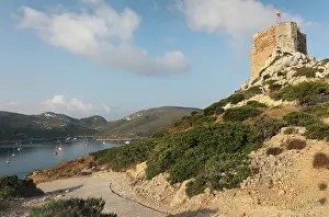 Balears: Castle and harbour, Cabrera, Balearic Islands, Spain