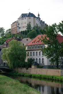 Greiz: Castle on the hill, Greiz, Thuringia, Germany