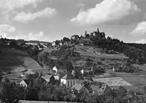 Castel: Castle Lauenstein in Oberfranken, 1935