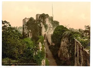 Martens: Castle, Marten's Tower, Chepstow, England