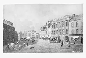 Castle Place, Belfast in the 1840s