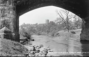 Richmond: Castle from River Swale