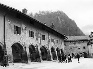 Stables: Castle square in Berchtesgaden, 1937
