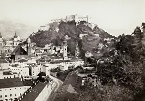 Salzach: Castle view, Saltzburg, Austria