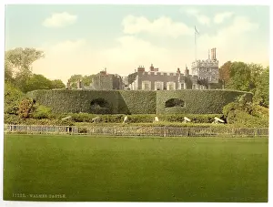 Walmer: The castle, Walmer, England
