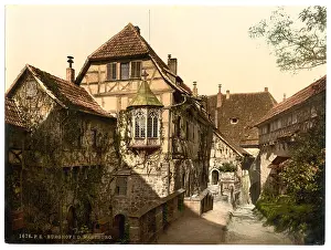 Wartburg: Castle yard, Wartburg, Thuringia, Germany