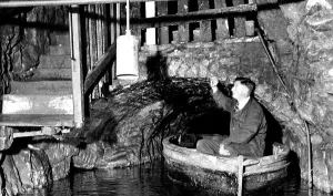 Castleton: Castleton, Landing Stage Speedwell Cavern c1955